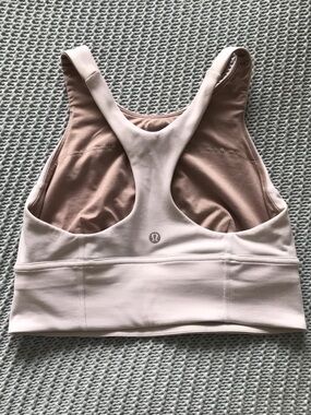 lululemon athletica Light Pink Racerback Sports Bra